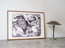 画像をギャラリービューアに読み込む, Grethe Bagge Lithograph アートポスター リトグラフ 北欧 アートとランプ