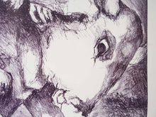 画像をギャラリービューアに読み込む, Grethe Bagge Lithograph アートポスター リトグラフ 北欧 細部