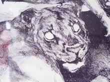 画像をギャラリービューアに読み込む, Grethe Bagge Lithograph アートポスター リトグラフ 北欧 獣