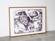 画像をギャラリービューアに読み込む, Grethe Bagge Lithograph アートポスター リトグラフ 北欧