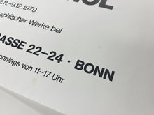 画像をギャラリービューアに読み込む, Andy Warhol Exhibition poster 1979年のアンディウォーホル展ポスター 数カ所にシミ