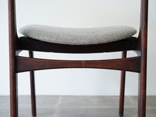 画像をギャラリービューアに読み込む, エリック・バックのダイニングチェア グレー布張り Erik Buch Model 49 Chair 北欧デザインの椅子 椅子のフレーム