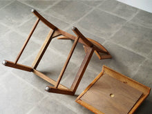 画像をギャラリービューアに読み込む, リーグモル・アンデルセン 北欧インテリア Rigmor Andersen chair 籐の背もたれと革張りの座面の椅子 ビンテージチェア 椅子の裏面