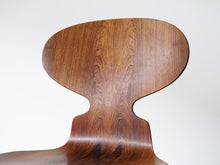 画像をギャラリービューアに読み込む, アルネヤコブセン アントチェア 3本脚 ビンテージ ローズウッド ありんこチェア Arne Jacobsen Model 3100 Ant chair ヤコブセンのダイニングチェアの背もたれ