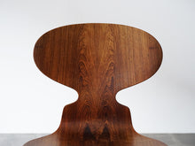 画像をギャラリービューアに読み込む, アルネヤコブセン アントチェア 3本脚 ビンテージ ローズウッド ありんこチェア Arne Jacobsen Model 3100 Ant chair ヤコブセンのダイニングチェアの背もたれ