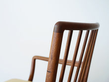 画像をギャラリービューアに読み込む, Jacob Kjær(ヤコブ・ケア)のキューバンマホガニー使用のラウンジチェアの背もたれ