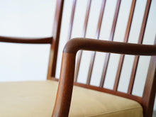 画像をギャラリービューアに読み込む, Jacob Kjær(ヤコブ・ケア)のキューバンマホガニー使用のラウンジチェアの曲線が美しい肘掛け