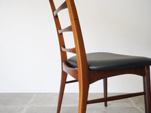 画像をギャラリービューアに読み込む, Niels Koefoed Koefoeds Mobelfabrik Lis ニールス コフォード リス ローズウッドと ダイニングチェアの背面のフレーム
