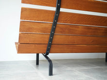 画像をギャラリービューアに読み込む, Erik Ole Jørgensen Georg Jørgensen and Søn エリック オーレ ヨルゲンセン ジョージ ヨルゲンセン モダンデザイン 北欧ヴィンテージ オーク無垢材 ベンチの背面と脚