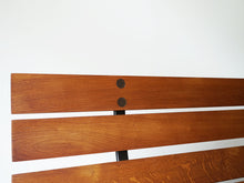 画像をギャラリービューアに読み込む, Erik Ole Jørgensen Georg Jørgensen and Søn エリック オーレ ヨルゲンセン ジョージ ヨルゲンセン モダンデザイン 北欧ヴィンテージ オーク無垢材 ベンチの背もたれ