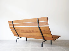 画像をギャラリービューアに読み込む, Erik Ole Jørgensen Georg Jørgensen and Søn エリック オーレ ヨルゲンセン ジョージ ヨルゲンセン モダンデザイン 北欧ヴィンテージ オーク無垢材 ベンチの背面