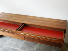 画像をギャラリービューアに読み込む, Nissen Gehl Aksel Kjersgaard Sideboard ニッセン ゲール 北欧デザイン サイドボード 引き出しの開けた様子