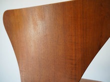 画像をギャラリービューアに読み込む, Arne Jacobsen Seven Chair Model 3107 Fritz Hansen アルネ ヤコブセン フリッツ ハンセン セブンチェア チーク 北欧ヴィンテージ ダイニングチェアの背面