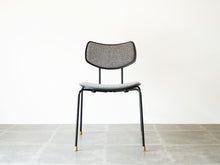 画像をギャラリービューアに読み込む, Vilhelm Lauritzen ヴィルヘルム・ラウリッツェン Vega チェア カール・ハンセン&サン製 白黒チェックのウール張り モノトーンインテリア