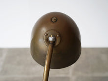 画像をギャラリービューアに読み込む, Danish design Adjustable Table lamp of brass デンマークデザインのテーブルランプ 真鍮の照明 ヴィンテージライトのシェード背面