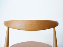 画像をギャラリービューアに読み込む, ハンスJウェグナーのハートチェアFH4103 3本脚チェア Hans J Wegner FH4103 HeartChair 椅子の背もたれ背面