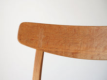 画像をギャラリービューアに読み込む, Hans J Wegner CH23 ハンスJウェグナーのダイニングチェアCH23のオーク材の背もたれ