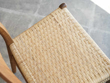 画像をギャラリービューアに読み込む, Hans J Wegner CH23 ハンスJウェグナーのダイニングチェアCH23の座面 籐編み