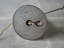 画像をギャラリービューアに読み込む, 真鍮のテーブルランプ Art deco Adjustable Table Lamp of brass スタンドライトの土台の裏面