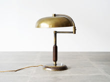 画像をギャラリービューアに読み込む, 真鍮のテーブルランプ Art deco Adjustable Table Lamp of brass スタンドライト