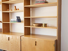画像をギャラリービューアに読み込む, デンマーク製のウォールユニット 大きなディスプレイ棚 北欧 Danish furniture design Wall unit ウォールユニットの棚板
