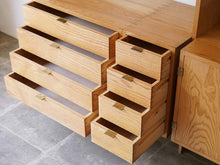 画像をギャラリービューアに読み込む, デンマーク製のウォールユニット 大きなディスプレイ棚 北欧 Danish furniture design Wall unit ウォールユニットの引き出し