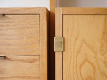 画像をギャラリービューアに読み込む, デンマーク製のウォールユニット 大きなディスプレイ棚 北欧 Danish furniture design Wall unit ウォールユニットの蝶番も真鍮製