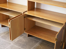 画像をギャラリービューアに読み込む, デンマーク製のウォールユニット 大きなディスプレイ棚 北欧 Danish furniture design Wall unit ウォールユニットのキャビネットは奥の壁なし
