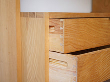 画像をギャラリービューアに読み込む, デンマーク製のウォールユニット 大きなディスプレイ棚 北欧 Danish furniture design Wall unit ウォールユニットの引き出しのアリ組