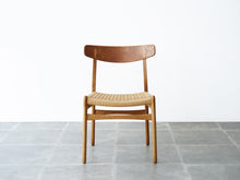 画像をギャラリービューアに読み込む, ハンスJウェグナーのCH23 オーク ダイニングチェア Hans J. Wegner CH23 Chair 椅子の正面