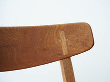 画像をギャラリービューアに読み込む, ハンスJウェグナーのCH23 オーク ダイニングチェア Hans J. Wegner CH23 Chair 椅子の背もたれ