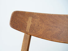 画像をギャラリービューアに読み込む, ハンスJウェグナーのCH23 オーク ダイニングチェア Hans J. Wegner CH23 Chair 椅子の背もたれ