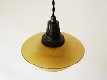 画像をギャラリービューアに読み込む, Poul Henningsen Louis Poulsen PH1/1ポールヘニングセン 琥珀 アンバー ルイスポールセン ペンダントランプのやや上から
