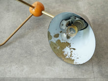 画像をギャラリービューアに読み込む, 高さ調節のできるビンテージランプ テーブルライト Otto Kolb Jacques Biny ランプのシェード内部