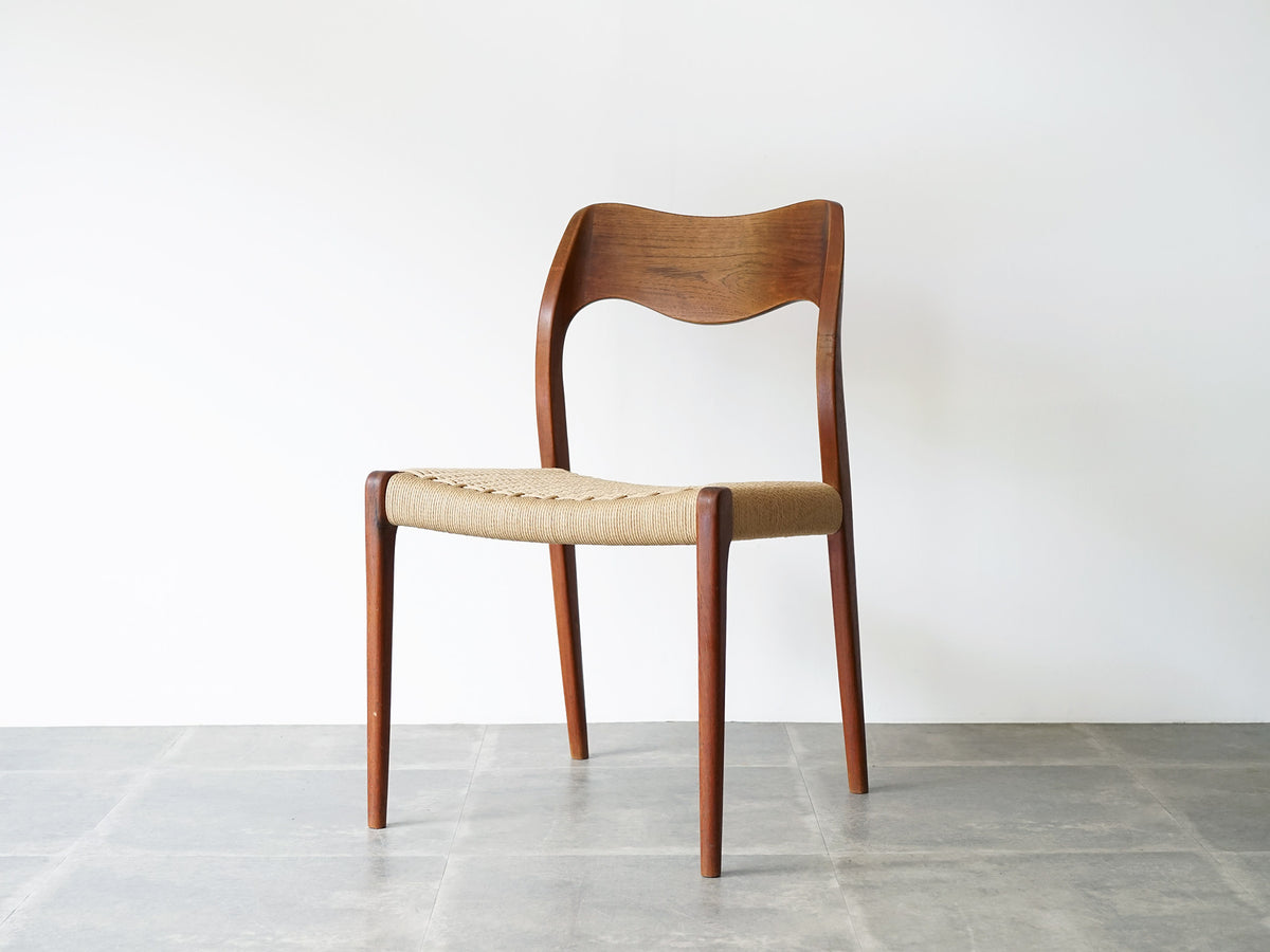 Niels O. Møller(ニールス・O・モラー)Model 71 チェア チークと Niels O. Møller(ニールス・O・モラー)Model 71 チェア チークと