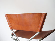画像をギャラリービューアに読み込む, Erik Magnussen Z down Engelbrechts製 Folding Chair エリックマグヌッセン フォールディングチェア 北欧ヴィンテージ 折畳式椅子の背面
