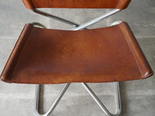 画像をギャラリービューアに読み込む, Erik Magnussen Z down Engelbrechts製 Folding Chair エリックマグヌッセン フォールディングチェア 北欧ヴィンテージ 折畳式椅子の座面