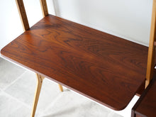 画像をギャラリービューアに読み込む, 北欧デザインのウォールユニット 飾り棚 本棚 シェルフ ビンテージ アンティーク 簡易デスクとして使える大きめの棚板