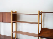 画像をギャラリービューアに読み込む, 北欧デザインのウォールユニット 飾り棚 本棚 シェルフ ビンテージ アンティーク 本棚として