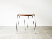 画像をギャラリービューアに読み込む, 北欧ヴィンテージ ミニテーブル サイドテーブル チーク Danish furniture design Circular side table