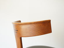 画像をギャラリービューアに読み込む, Erik Andersen Palle Pedersen Chair with rosewood inlays エリック・アンダーセンパレ・ペダーセン ローズウッドの嵌め込みのある背もたれの椅子 ダイニングチェア北欧ヴィンテージ 椅子の背もたれ チーク材