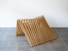 画像をギャラリービューアに読み込む, オランダモダンデザイン デザイナーズチェア Robert van Embricqs Rising Chair ライジングチェアの背面