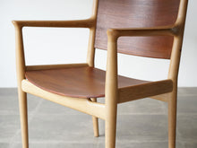画像をギャラリービューアに読み込む, ハンスJウェグナー JH513 チーク オーク Hans J Wegner Chair Johannes Hansen ハンスウェグナーのアームチェアJH513のオークのフレーム