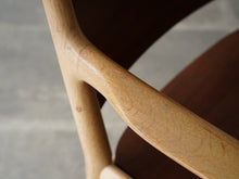 画像をギャラリービューアに読み込む, ハンスJウェグナー JH513 チーク オーク Hans J Wegner Chair Johannes Hansen ハンスウェグナーのアームチェアJH513の肘掛け