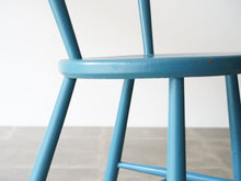 画像をギャラリービューアに読み込む, ボーエ・モーエンセン 青い椅子 北欧ビンテージ ダイニングチェア Børge Mogensen Blue chair モーエンセンの椅子の座面と脚