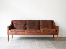 画像をギャラリービューアに読み込む, Børge Mogensen Model 2209 Sofa ボーエモーエンセン フレデリシア ソファ 3人掛け スリーシーター 革張りのソファ
