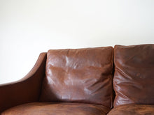 画像をギャラリービューアに読み込む, Børge Mogensen Model 2209 Sofa ボーエモーエンセン フレデリシア ソファ 3人掛け スリーシーター 革張りのソファ 北欧ヴィンテージ ソファの革張りのクッション
