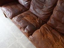 画像をギャラリービューアに読み込む, Børge Mogensen Model 2209 Sofa ボーエモーエンセン フレデリシア ソファ 3人掛け スリーシーター 革張りのソファ 北欧ヴィンテージ ソファの革張りのクッション