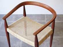 画像をギャラリービューアに読み込む, Nanna Ditzel & Jørgen Ditzel Model 113 ナナディッツェルの籐の椅子の一本繋ぎのアームと背もたれ