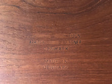 画像をギャラリービューアに読み込む, ハンスJウェグナーのX-ledテーブルAT308 Hans J. Wegner AT308 Table テーブルの裏面にあるAndreas Tuck社の刻印